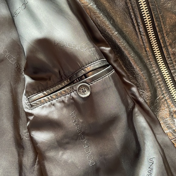 Dolce & Gabbana 100% leather jacket - Picture 5 of 13
